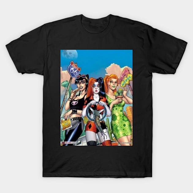 DC comics tee T-Shirt by Baezjackie40